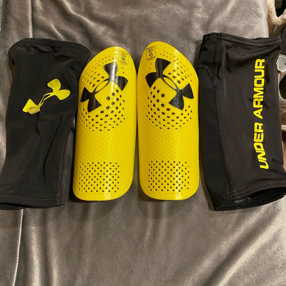 Women’s under armour soccer shin guards